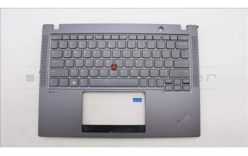 Lenovo 5M11H94598 C-Cover with keyboard, USA English, Grey, Backlight, US