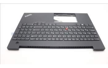 Lenovo 5M11H94778 C-Cover with keyboard, Hebrew, Black, US