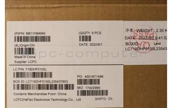 Lenovo 5M11H94940 MECH_ASM GP KBDBZL,ITA,WL,BK/GY,CHY