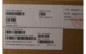 Lenovo 5M11H94976 MECH_ASM GP KBDBZL,ITA,WW,BK/GY,CHY