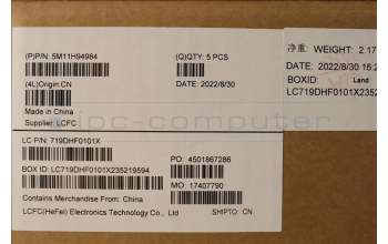 Lenovo 5M11H94984 MECH_ASM GP KBDBZL,SLV,WW,BK/GY,CHY