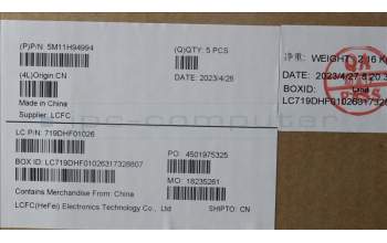 Lenovo 5M11H94994 MECH_ASM GP KBDBZL,ARA,WL,BK/BZ,CHY