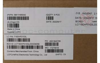 Lenovo 5M11H95042 MECH_ASM GP KBDBZL,GER,WW,BK/BZ,CHY