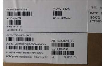 Lenovo 5M11H95087 MECH_ASM GP KBDBZL,LA SPA,WL,BK/GY,SRX