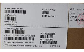 Lenovo 5M11J05729 MECH_ASM FRU KBD CCV UK BL (CHY) UK BK