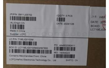 Lenovo 5M11J05752 MECH_ASM FRU KBD CCV TC BL (CHY) US BK