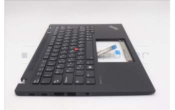 Lenovo 5M11J05860 C-Cover with keyboard, Bulgarian, Black, Backlight, UK