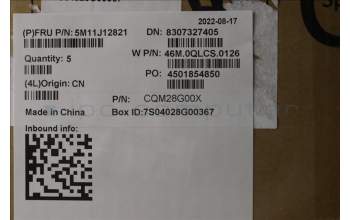 Lenovo 5M11J12821 MECH_ASM GRP_KBD_BZL_POR_WW_BK_LTN