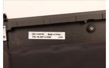 Lenovo 5M11J13359 C-Abdeckung mit Tastatur, Bulgarisch, schwarz, Fingerabdruck, WLAN, GB
