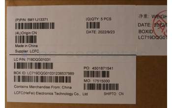 Lenovo 5M11J13371 MECH_ASM KBD BZL,WL,FPR,BK,CHY,RUS