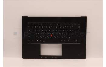 Lenovo 5M11J13395 C-Abdeckung mit Tastatur, Bulgarisch, schwarz, Fingerabdruck, Mobiles Breitband, GB