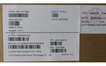 Lenovo 5M11K07686 MECH_ASM GRP KBD BZL,ITA,WL,DB,SUN