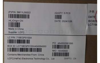 Lenovo 5M11L59322 MECH_ASM BL KB BK EURO ENG LTN