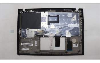 Lenovo 5M11L59331 C-Cover with keyboard, Canadian French English, Black, Backlight, UK