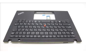 Lenovo 5M11L59363 C-Cover with keyboard, Japanese, Black, Backlight, JP