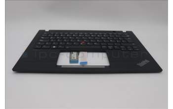 Lenovo 5M11L59369 C-Cover with keyboard, Spanish LA, Black, Backlight, UK