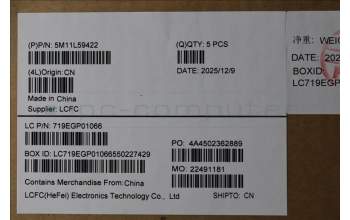 Lenovo 5M11L59422 MECH_ASM BL KB BK UK LTN