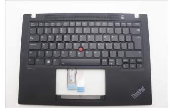 Lenovo 5M11L59441 C-Cover with keyboard, Brazil Portuguese, Black, Backlight, WWAN, UK