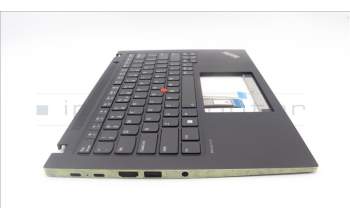 Lenovo 5M11L59471 C-Cover with keyboard,US English Euro,Black,Backlight,WWAN