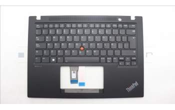Lenovo 5M11L59519 C-Cover with keyboard, Spanish LA, Black, Backlight, WWAN, UK