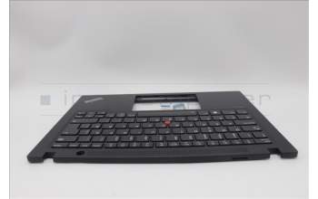 Lenovo 5M11L59521 C-Cover with keyboard, Norwegian, Black, Backlight, WWAN, UK