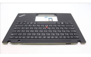 Lenovo 5M11L59535 C-Cover with keyboard, Russian, Black, Backlight, WWAN, US