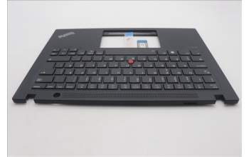 Lenovo 5M11L59546 C-Cover with keyboard, Swedish/Finnish, Black, Backlight, WWAN, UK
