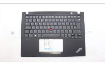 Lenovo 5M11L59569 C-Cover with keyboard,UK English,Black,Backlight,WWAN