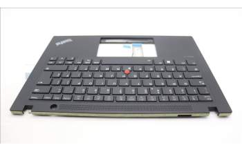 Lenovo 5M11L59569 C-Cover with keyboard,UK English,Black,Backlight,WWAN