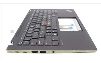 Lenovo 5M11L59575 C-Cover with keyboard, Ukraine, Black, Backlight, WWAN, US