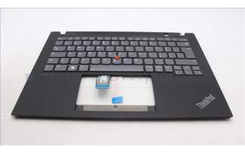 Lenovo 5M11L59615 C-Cover with keyboard, Italian, Grey, Backlight, UK