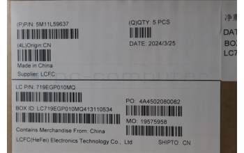 Lenovo 5M11L59637 C-Cover with keyboard, Switzerland, Grey, Backlight, UK