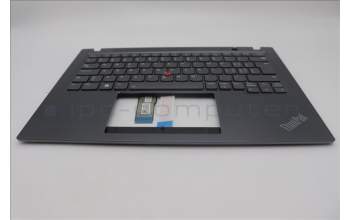 Lenovo 5M11L59637 C-Cover with keyboard, Switzerland, Grey, Backlight, UK