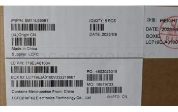 Lenovo 5M11L59681 MECH_ASM FRU KB CCV FRA UK (SRX) BK