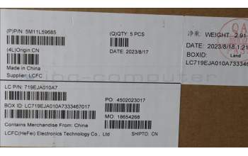 Lenovo 5M11L59685 MECH_ASM FRU KB CCV GER UK (SRX) BK