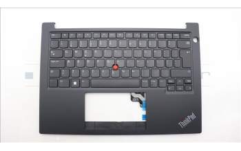Lenovo 5M11L59709 C-Cover with keyboard, Portuguese, Black, UK