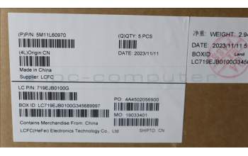 Lenovo 5M11L60970 MECH_ASM FRU KB CCV ENG US (CHY) AG