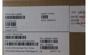 Lenovo 5M11L60992 C-Cover with keyboard, Spanish, Arctic Grey, UK