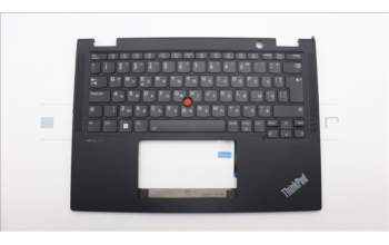 Lenovo 5M11L64088 C-Cover with keyboard, Bulgarian, Black, Backlight, UK