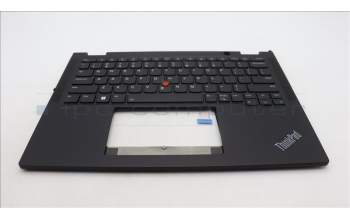 Lenovo 5M11L64100 C-Cover with keyboard, USA English, Black, Backlight, US