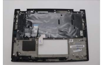 Lenovo 5M11L64103 C-Cover with keyboard, Estonian, Black, Backlight, UK