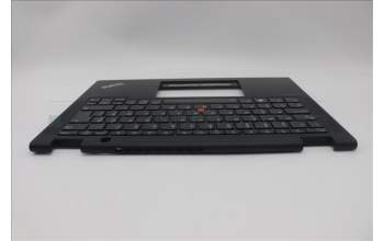 Lenovo 5M11L64103 C-Cover with keyboard, Estonian, Black, Backlight, UK