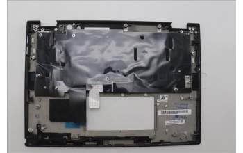 Lenovo 5M11L64132 C-Cover with keyboard, Italian, Black, Backlight, UK