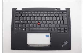 Lenovo 5M11L64165 C-Cover with keyboard,Switzerland,Black,Backlight