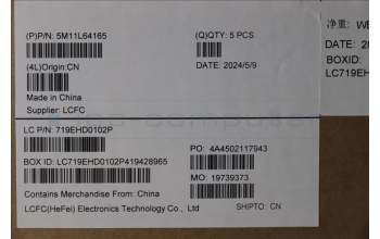 Lenovo 5M11L64165 C-Cover with keyboard,Switzerland,Black,Backlight