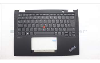 Lenovo 5M11L64181 C-Cover with keyboard, UK English, Black, Backlight, UK