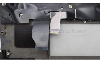 Lenovo 5M11L64184 C-Cover with keyboard, Ukraine, Black, Backlight, US