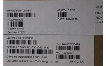 Lenovo 5M11L64192 C-Cover with keyboard, Arabic, Black, Backlight, WWAN, US