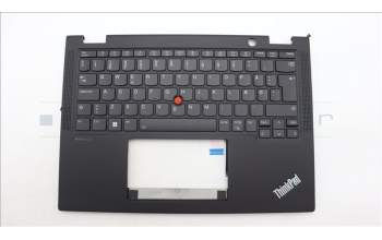 Lenovo 5M11L64211 C-Cover with keyboard, Danish, Black, Backlight, WWAN, UK
