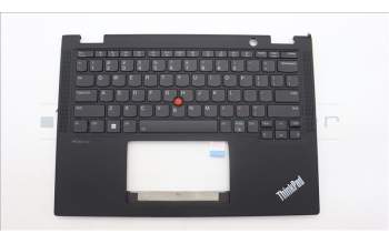 Lenovo 5M11L64214 C-Cover with keyboard, USA English, Black, Backlight, WWAN, US